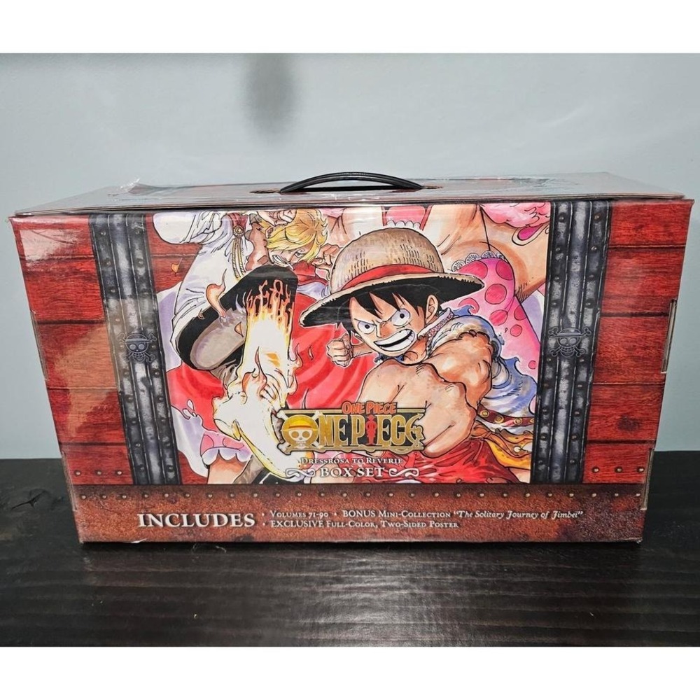 New! One Piece Box Set 4 Dressrosa to Reverie Volumes 71-90 Premium Eiichiro Oda - Picture 3 of 5